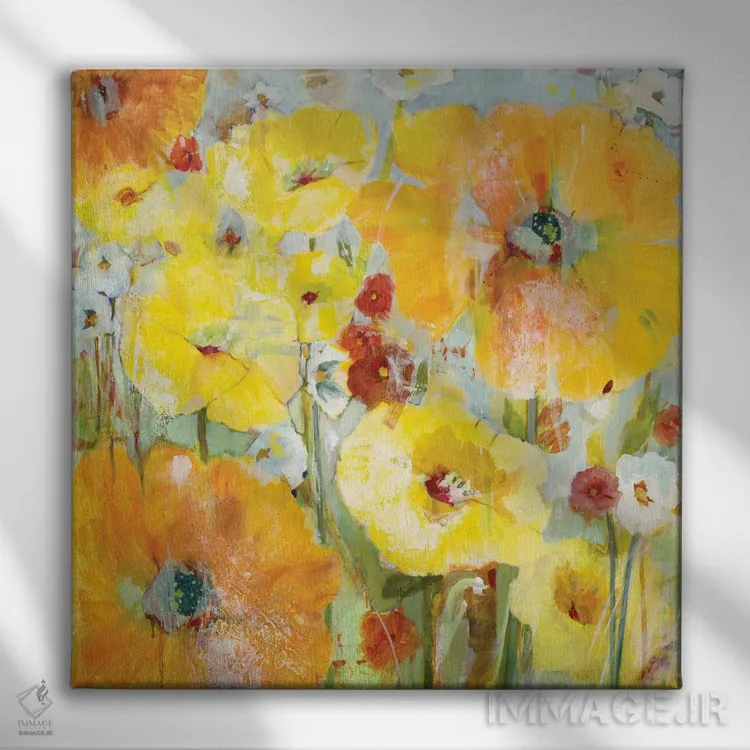 تابلو دکوراتیو همراهان بهاری اثر جیل مارتین - نمای روبهرو روی دیوار