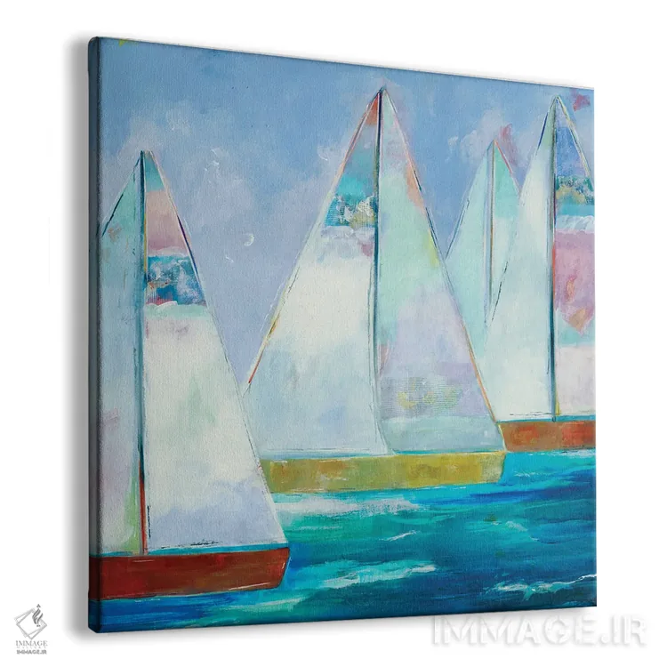 تابلو دکوراتیو عازم شدن اثر جیل مارتین - نمای پرسپکتیو محصول