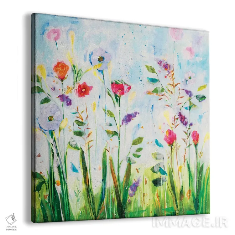 تابلو انتزاعی جستجوی گنجشک ها اثر جیل مارتین - نمای پرسپکتیو محصول