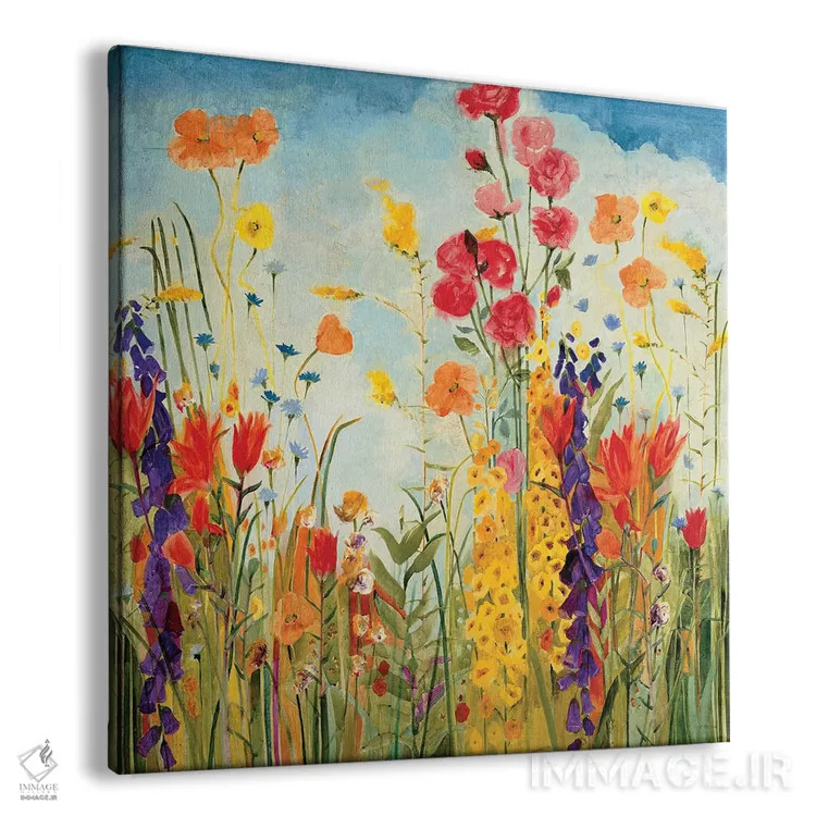 تابلو دکوراتیو خنده اثر جیل مارتین - نمای پرسپکتیو محصول