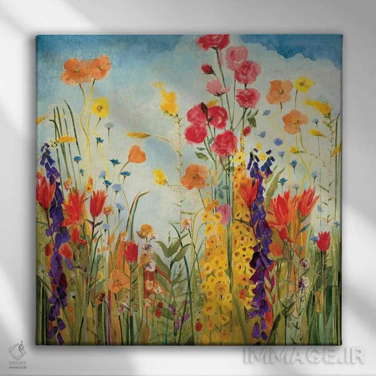 تابلو دکوراتیو خنده اثر جیل مارتین - نمای روبهرو روی دیوار