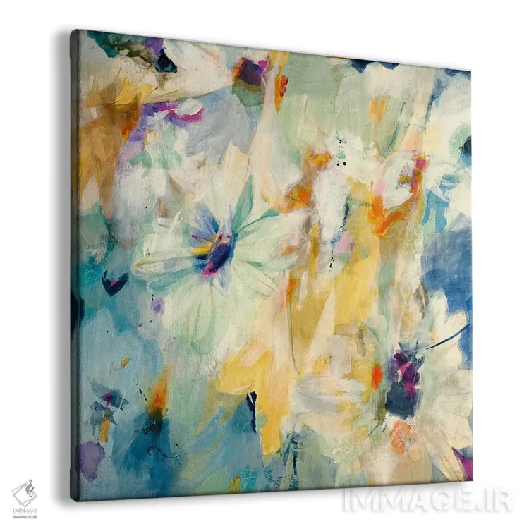 تابلو انتزاعی سراب اثر جیل مارتین - نمای پرسپکتیو محصول