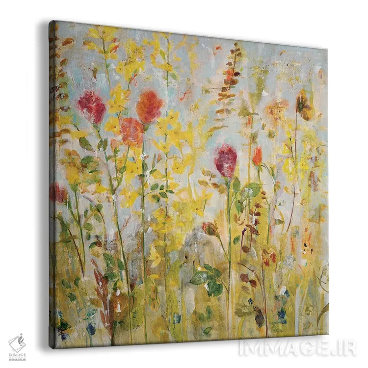 تابلو دکوراتیو میکس بهاری اثر جیل مارتین - نمای پرسپکتیو محصول