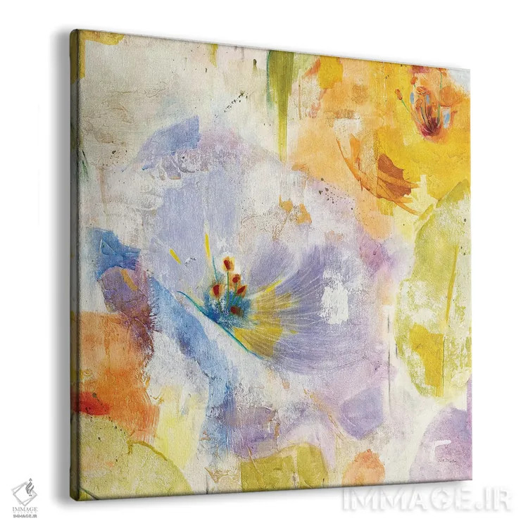 تابلو انتزاعی کالیپسو ۱ اثر جیل مارتین - نمای پرسپکتیو محصول