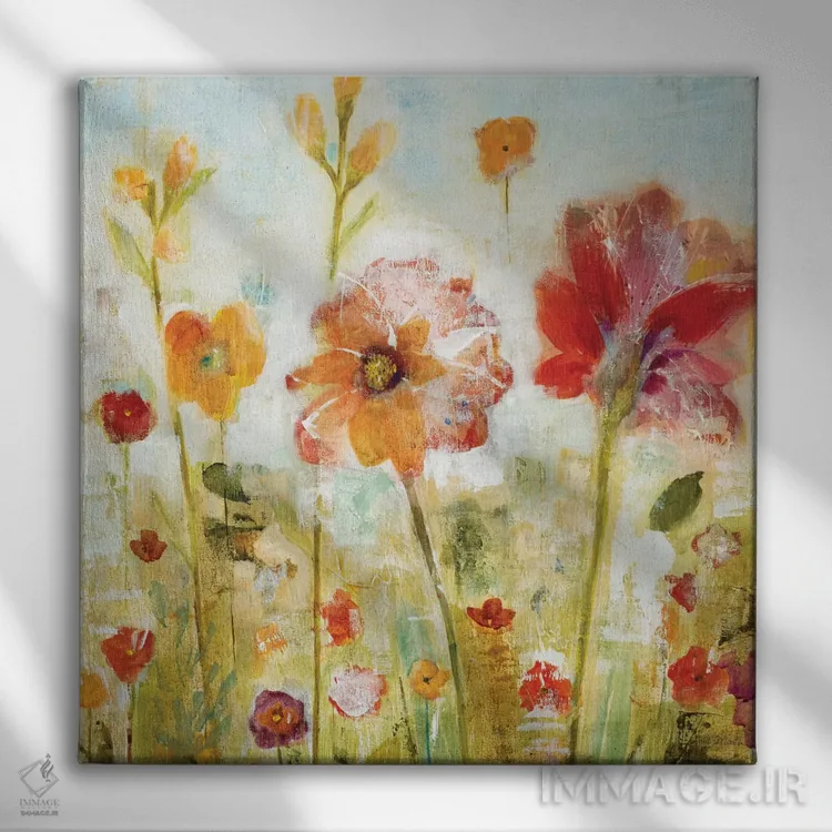 تابلو دکوراتیو لکه های خورشیدی ۲ اثر جیل مارتین - نمای روبهرو روی دیوار