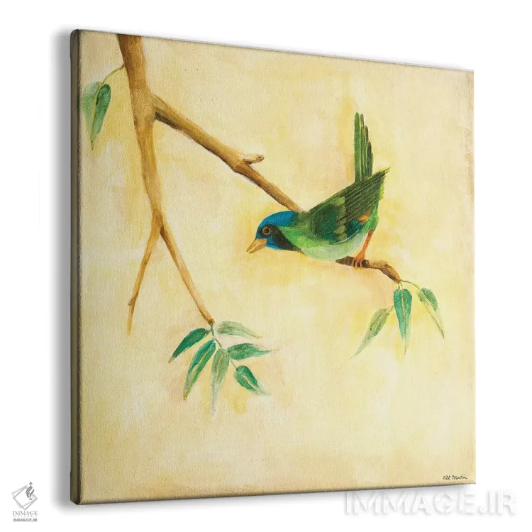 تابلو دکوراتیو آواز پرنده ۳ اثر جیل مارتین - نمای پرسپکتیو محصول