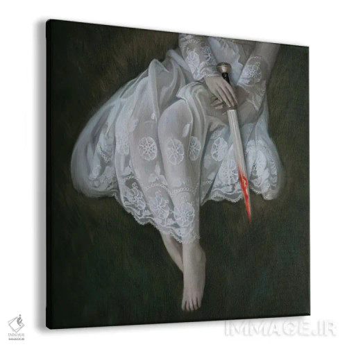 تابلو دکوراتیو بی دفاع اثر جولیانا لوومر - نمای پرسپکتیو محصول