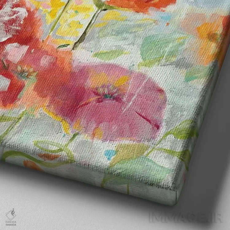 تابلو دکوراتیو هوس یا خیال اثر جیل مارتین - نمای نزدیک بافت بوم