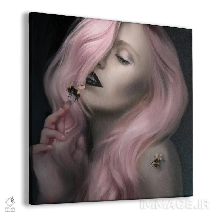 تابلو دکوراتیو زنبوردار اثر جولیانا لوومر - نمای پرسپکتیو محصول