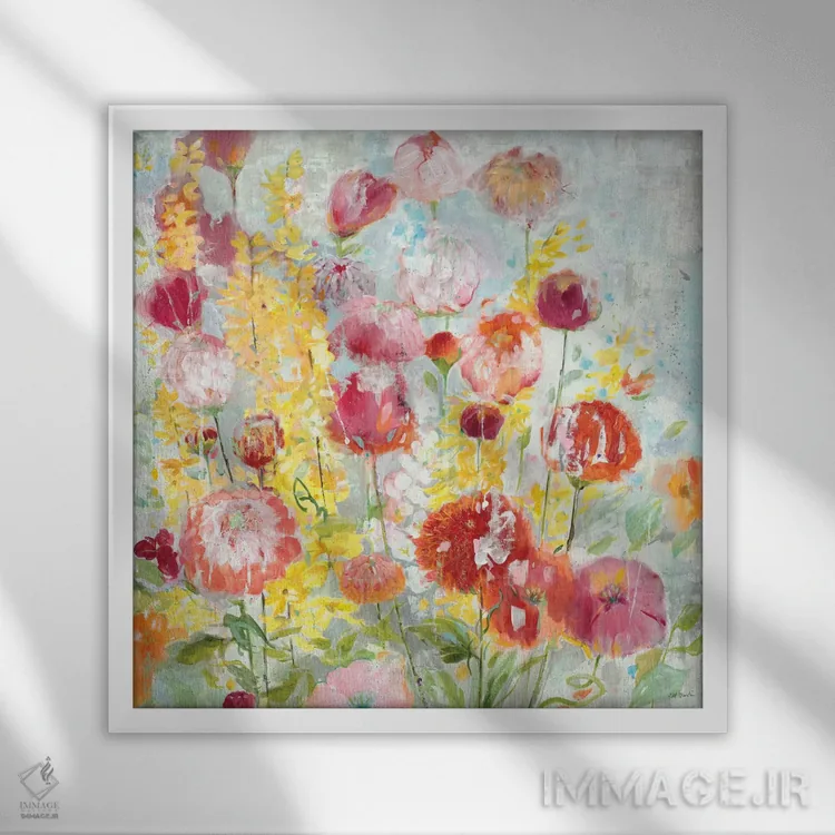 تابلو دکوراتیو هوس یا خیال اثر جیل مارتین - نمای قابدار سفید