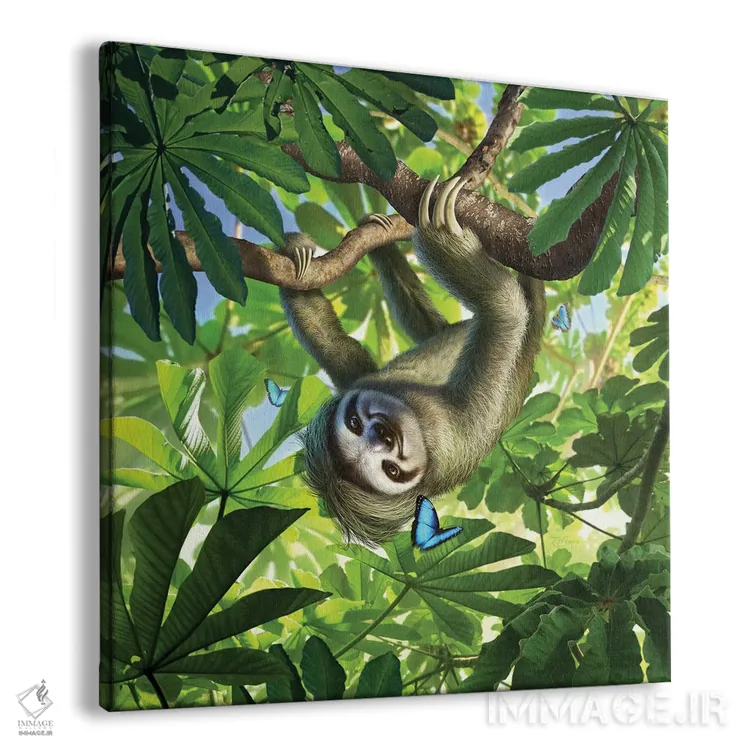 تابلو دکوراتیو ساعت شلوغی اثر جری لوفارو - نمای پرسپکتیو محصول