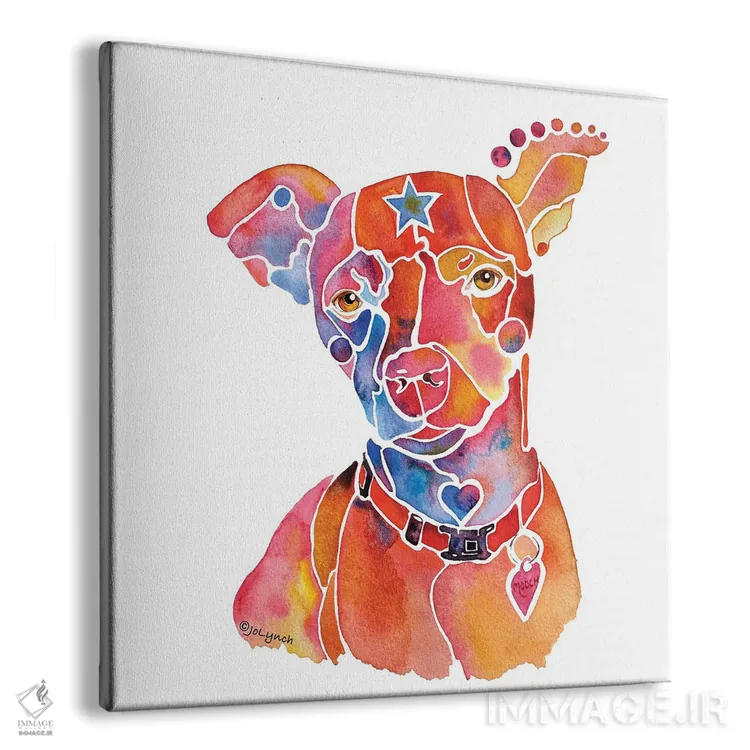 تابلو دکوراتیو سگ امدادی موچ اثر جو لینچ - نمای پرسپکتیو محصول