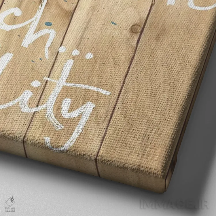 تابلوی ساحل قدم زدن در ساحل اثر جو لینچ - نمای نزدیک بافت بوم