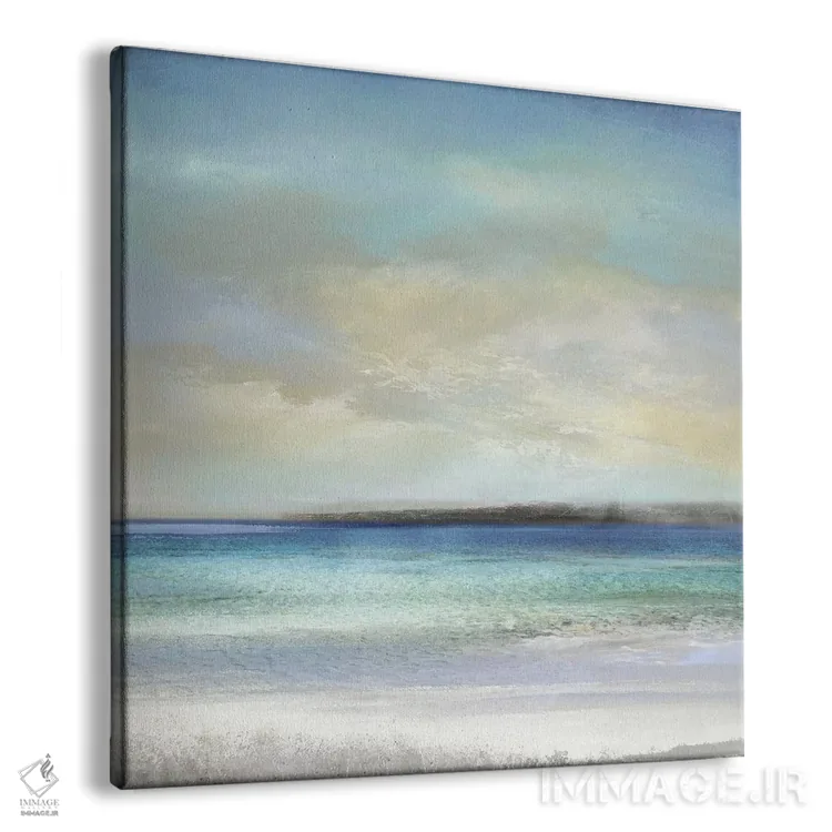 تابلو مینیمال در کنار ساحل اثر جیک مسینا - نمای پرسپکتیو محصول