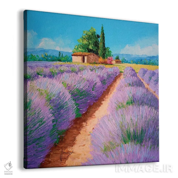 تابلو دکوراتیو عطر اسطوخودوس اثر ژان-مارک یانیاچیک - نمای پرسپکتیو محصول