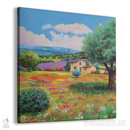 تابلو دکوراتیو گل های وحشی اثر ژان-مارک یانیاچیک - نمای پرسپکتیو محصول