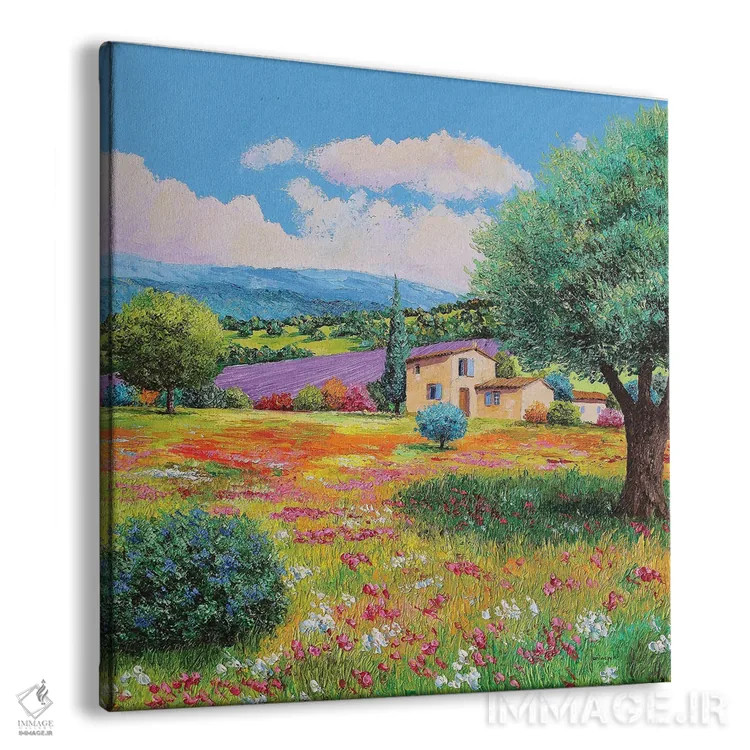 تابلو دکوراتیو گل های وحشی اثر ژان-مارک یانیاچیک - نمای پرسپکتیو محصول