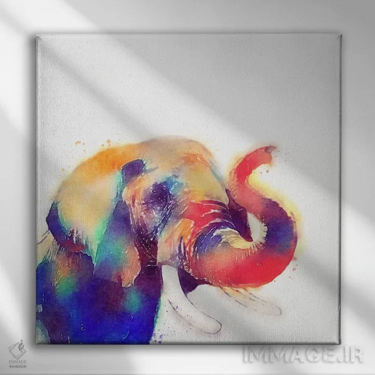 تابلو دکوراتیو باشکوه اثر ژاکلین مالدونادو - نمای روبهرو روی دیوار