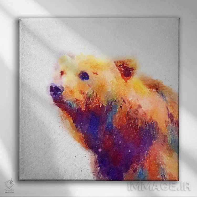 تابلو دکوراتیو حامی اثر ژاکلین مالدونادو - نمای روبهرو روی دیوار