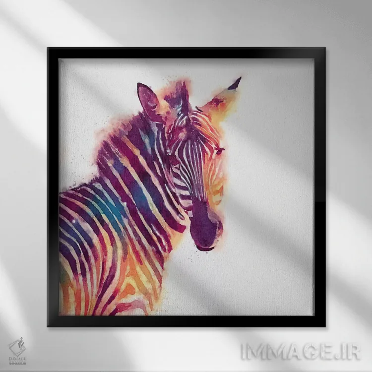 تابلو دکوراتیو زیبایی شناس اثر ژاکلین مالدونادو - نمای قابدار مشکی