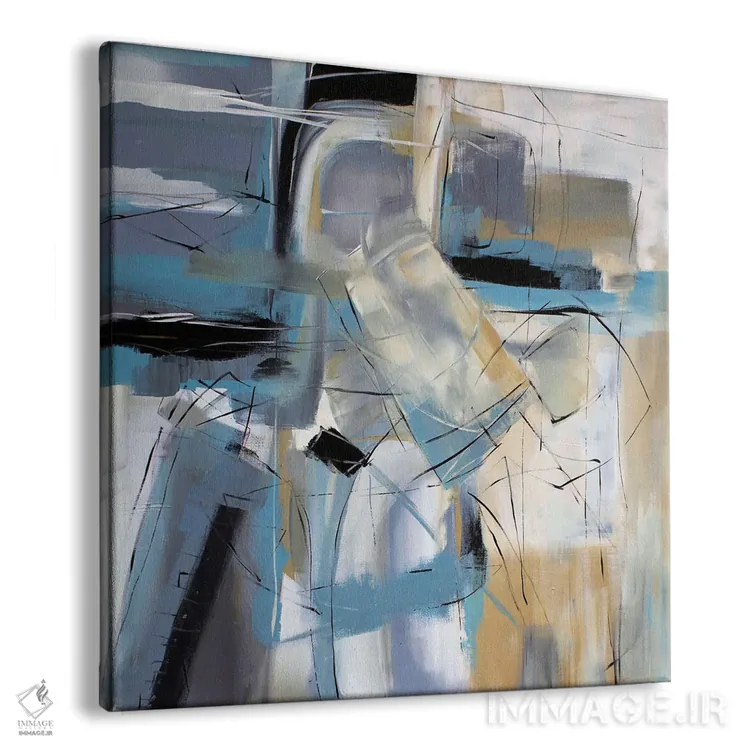 تابلو انتزاعی استراحت اثر جین ام. رابینسون - نمای پرسپکتیو محصول