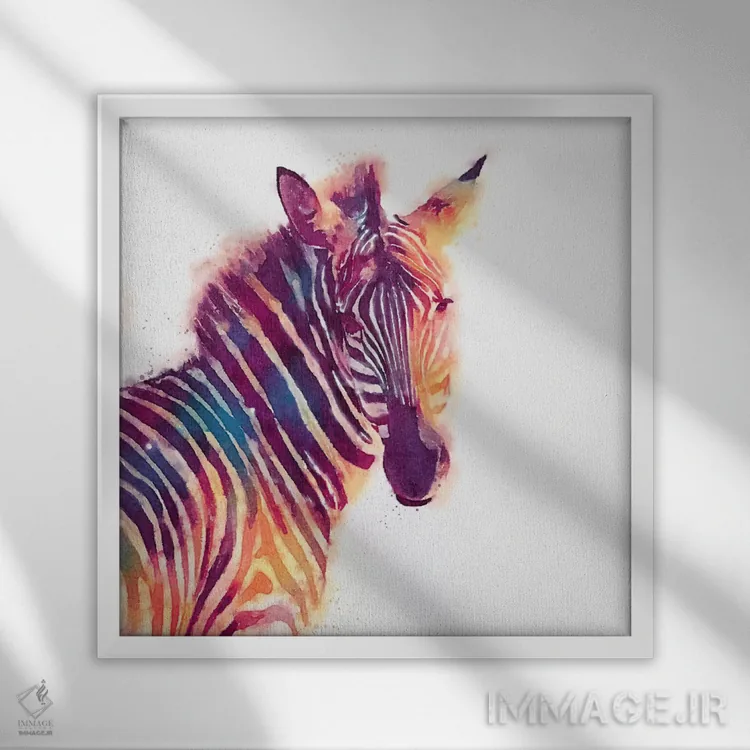 تابلو دکوراتیو زیبایی شناس اثر ژاکلین مالدونادو - نمای قابدار سفید