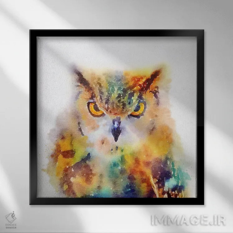 تابلو دکوراتیو دانا اثر ژاکلین مالدونادو - نمای قابدار مشکی