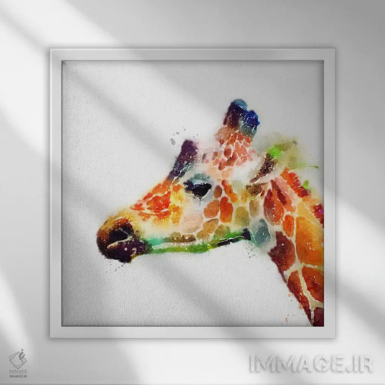 تابلو دکوراتیو باوقار اثر ژاکلین مالدونادو - نمای قابدار سفید