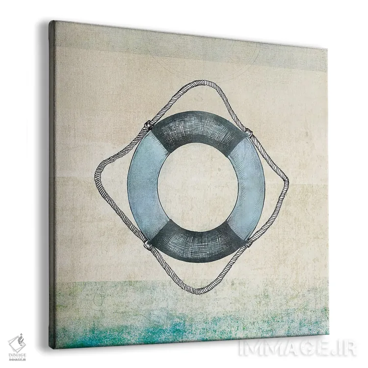 تابلو دکوراتیو حلقه نجات اثر JMB دیزاین - نمای پرسپکتیو محصول