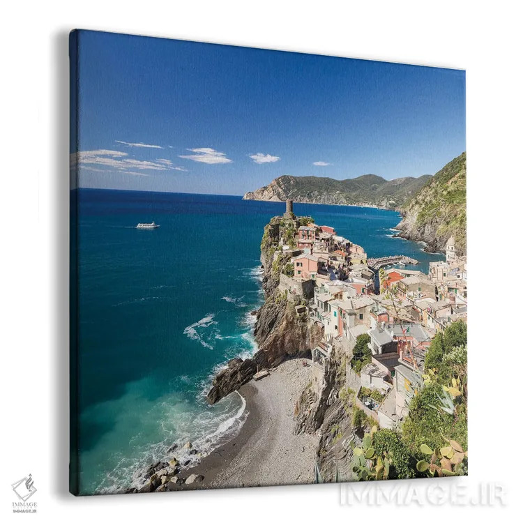 تابلو دکوراتیو Liguria, Italy,کرنیلیا قدیمی ترین روستا در چینکو تره، لیگوریا… اثر یان بکه - نمای پرسپکتیو محصول