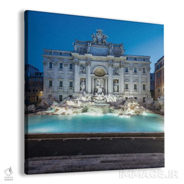 تابلو دکوراتیو Rome, Italy,فواره تروی، رم، ایتالیا اثر یان بکه - نمای پرسپکتیو محصول