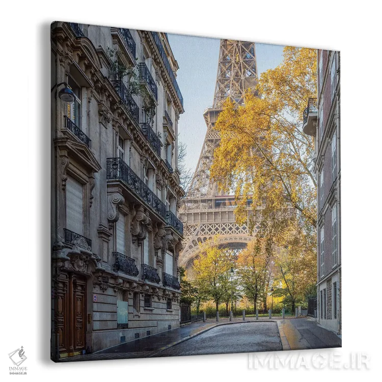 تابلو دکوراتیو France,برج ایفل در پاییز، پاریس، فرانسه اثر یان بکه - نمای پرسپکتیو محصول