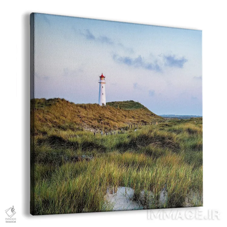 تابلو دکوراتیو North Sea Coast, Schleswig-Holstein, Sylt, Germany,فانوس دریایی… اثر یان بکه - نمای پرسپکتیو محصول