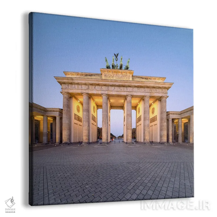 تابلو دکوراتیو Berlin, Germany,دروازه براندنبورگ ، برلین، آلمان اثر یان بکه - نمای پرسپکتیو محصول