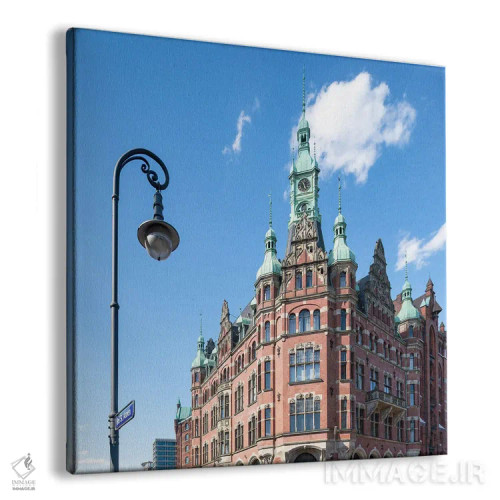 تابلو دکوراتیو Hamburg, Germany,ساختمان شهرداری تاریخی سپایشرشتات در منطقه انب… اثر یان بکه - نمای پرسپکتیو محصول