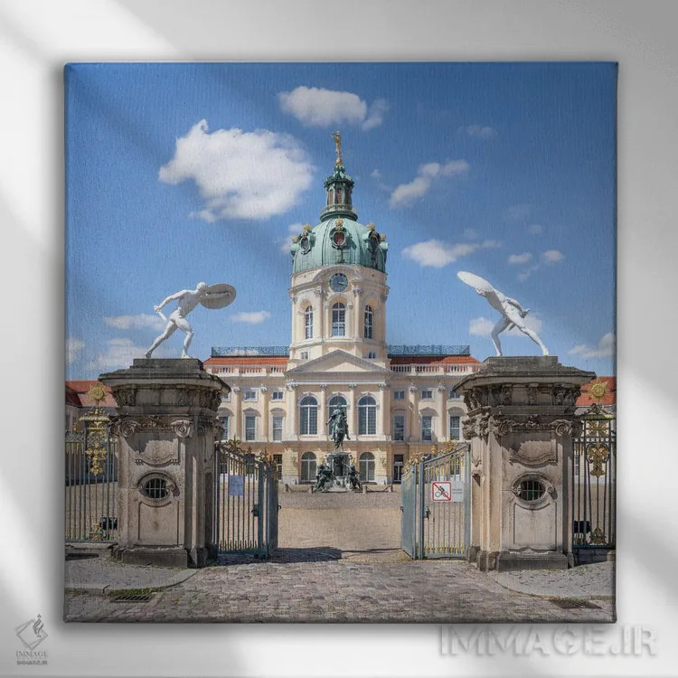 تابلو دکوراتیو Berlin, Germany,کاخ شارلوتنبرگ در تابستان، برلین، آلمان اثر یان بکه - نمای روبهرو روی دیوار