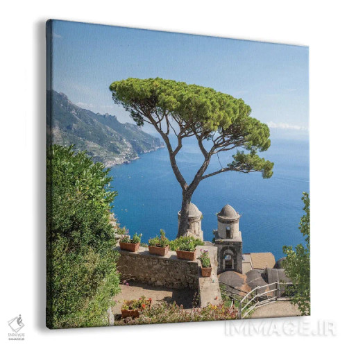 تابلو دکوراتیو Amalfi Coast, Campania, Italy,منظره از راولو، ساحل آمالفی، کامپ… اثر یان بکه - نمای پرسپکتیو محصول