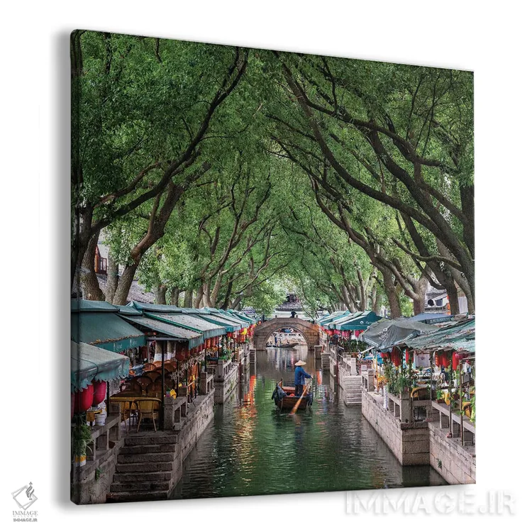 تابلو دکوراتیو China,شهر آبی تونگلی نزدیک سوژو، چین اثر یان بکه - نمای پرسپکتیو محصول
