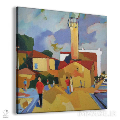 تابلو دکوراتیو فانوس دریایی در لو گرو-دو-روا اثر ژان-نوئل لو ژونتر - نمای پرسپکتیو محصول