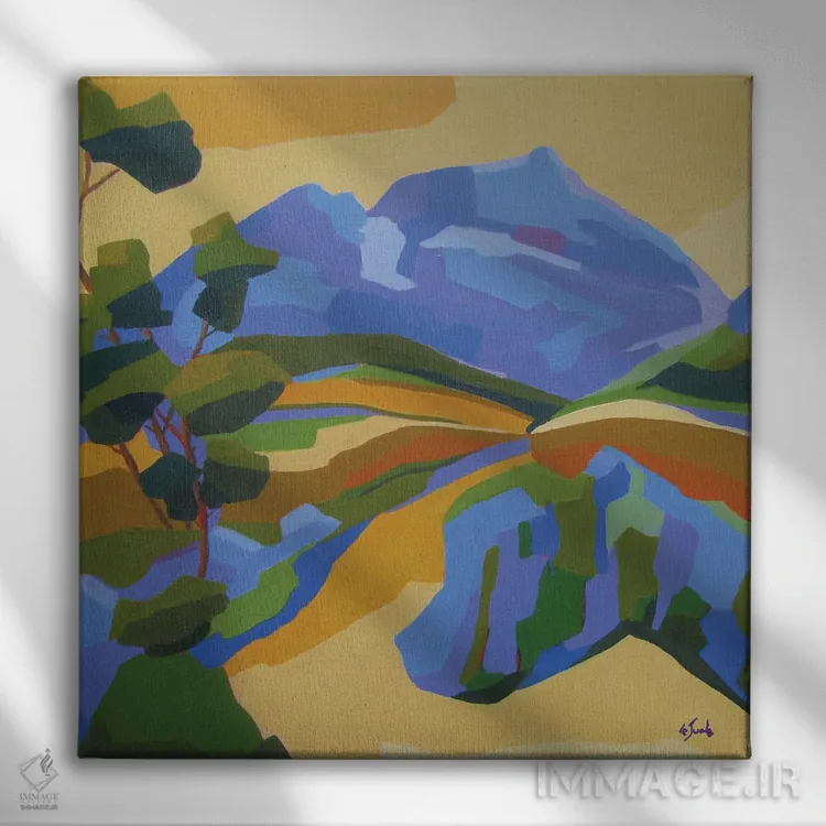 تابلو دکوراتیو An Emblematic Site In Southern France,قله سن-لو ، مکا… اثر ژان-نوئل لو ژونتر - نمای روبهرو روی دیوار