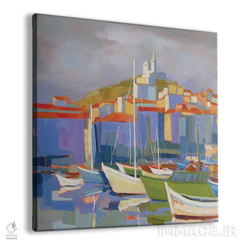 تابلو دکوراتیو مارسی I اثر ژان-نوئل لو ژونتر - نمای پرسپکتیو محصول