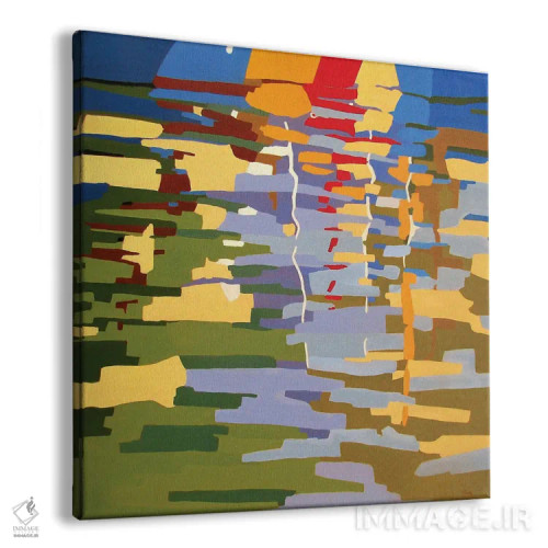 تابلو دکوراتیو انعکاس قایق ها در آب I اثر ژان-نوئل لو ژونتر - نمای پرسپکتیو محصول