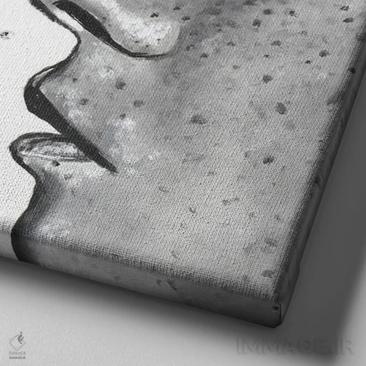 تابلو دکوراتیو روبرو اثر جونیر ناوارو - نمای نزدیک بافت بوم