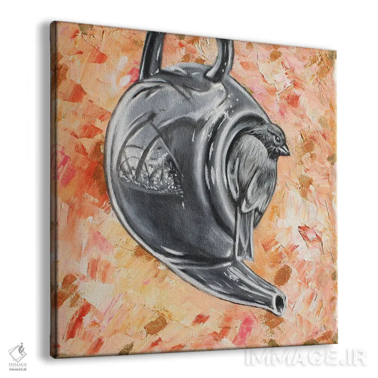 تابلو دکوراتیو لانه پرنده اثر جونیر ناوارو - نمای پرسپکتیو محصول
