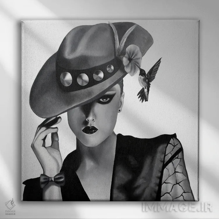 تابلو دکوراتیو پرواز سریع اثر جونیر ناوارو - نمای روبهرو روی دیوار