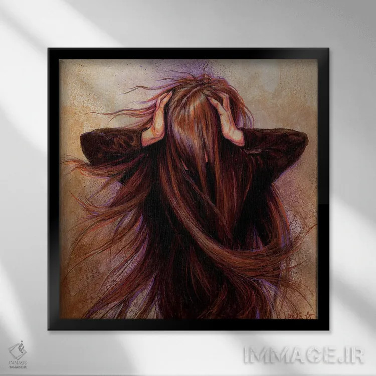 تابلو دکوراتیو کافی است اثر جین استار ویلز - نمای قابدار مشکی