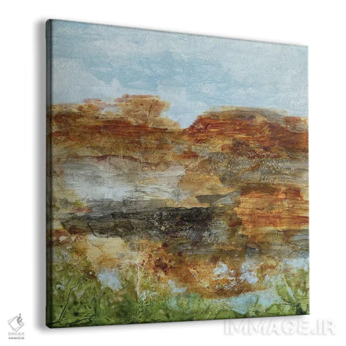 تابلو انتزاعی چشم انداز گرداب اثر جودی ماس - نمای پرسپکتیو محصول