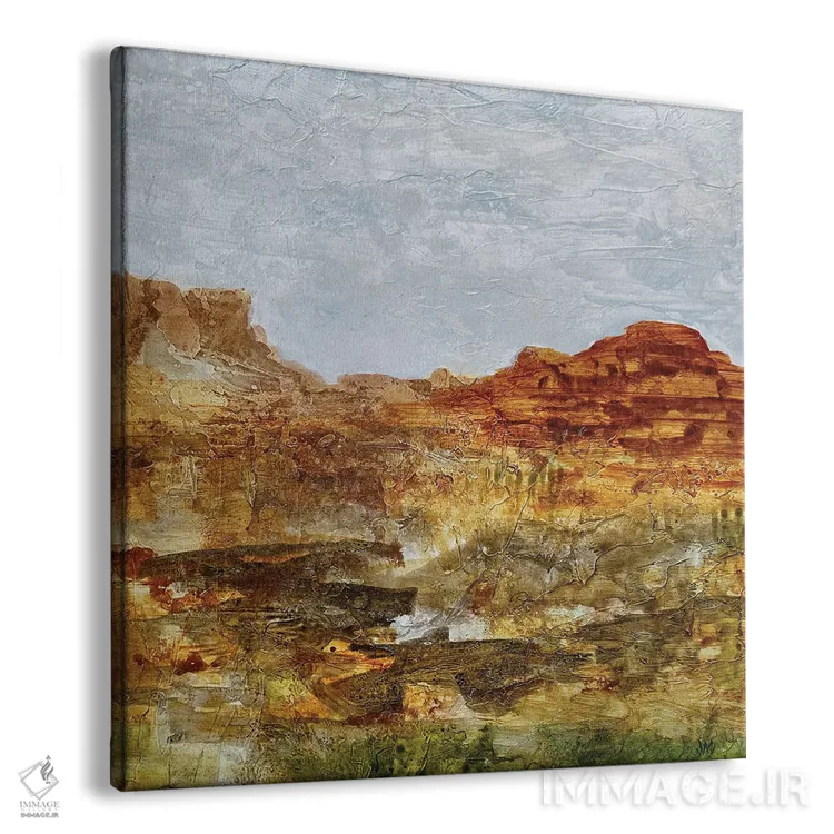 تابلو انتزاعی گرداب وسیع اثر جودی ماس - نمای پرسپکتیو محصول