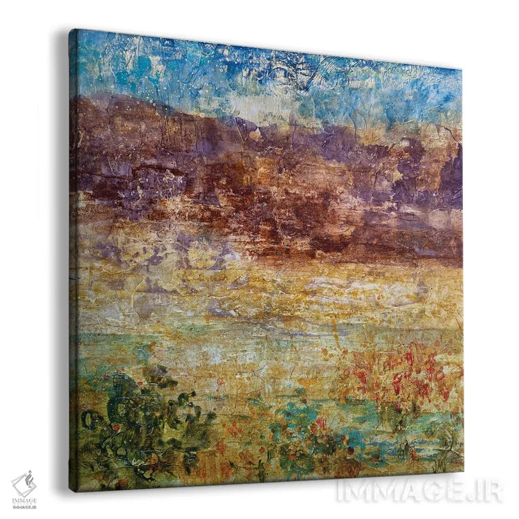 تابلو انتزاعی پیاده روی صبحگاهی اثر جودی ماس - نمای پرسپکتیو محصول