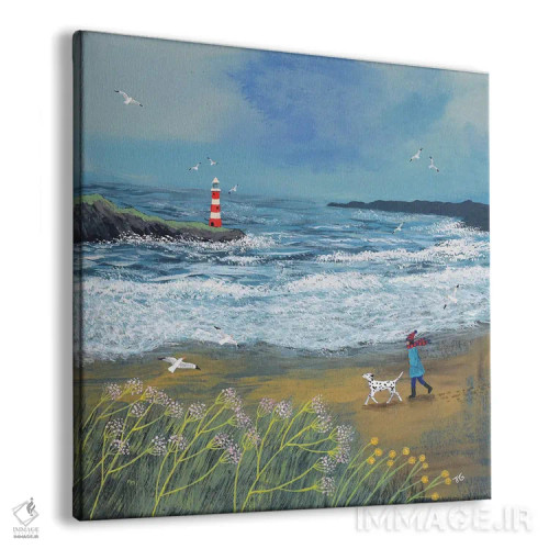 تابلو دکوراتیو بادزده اثر جو گراندی - نمای پرسپکتیو محصول